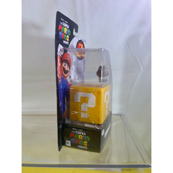 NEW  The Super Mario Bros Movie Goomba Mini Figure With Question Block - Picture 5 of 8